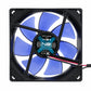 Blacknoise NB-BlackSilentFan XE-1 92mm inkl. 4 Entkoppler - Ultra Silent Lüfter Bundle 12V