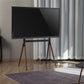 woodstand Studio TV-Standfuß mit Anwendungsbeispiel