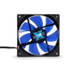 Blacknoise NB-BlackSilentFan XE-1 92mm inkl. 4 Entkoppler - Ultra Silent Lüfter Bundle 12V