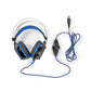 Gaming Headset 7.1 Surround Sound Vibration Mikrofon USB Über-Ohr LED Kopfhörer