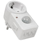 Infrarot Bewegungsmelder Steckdose Dämmerungssensor 120° 240V Licht Alarm LED
