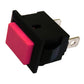 Mini Taster 2 Kontakte 1 Polig Rote Taste Drucktaster 250V 6A 125V 10A Tastend