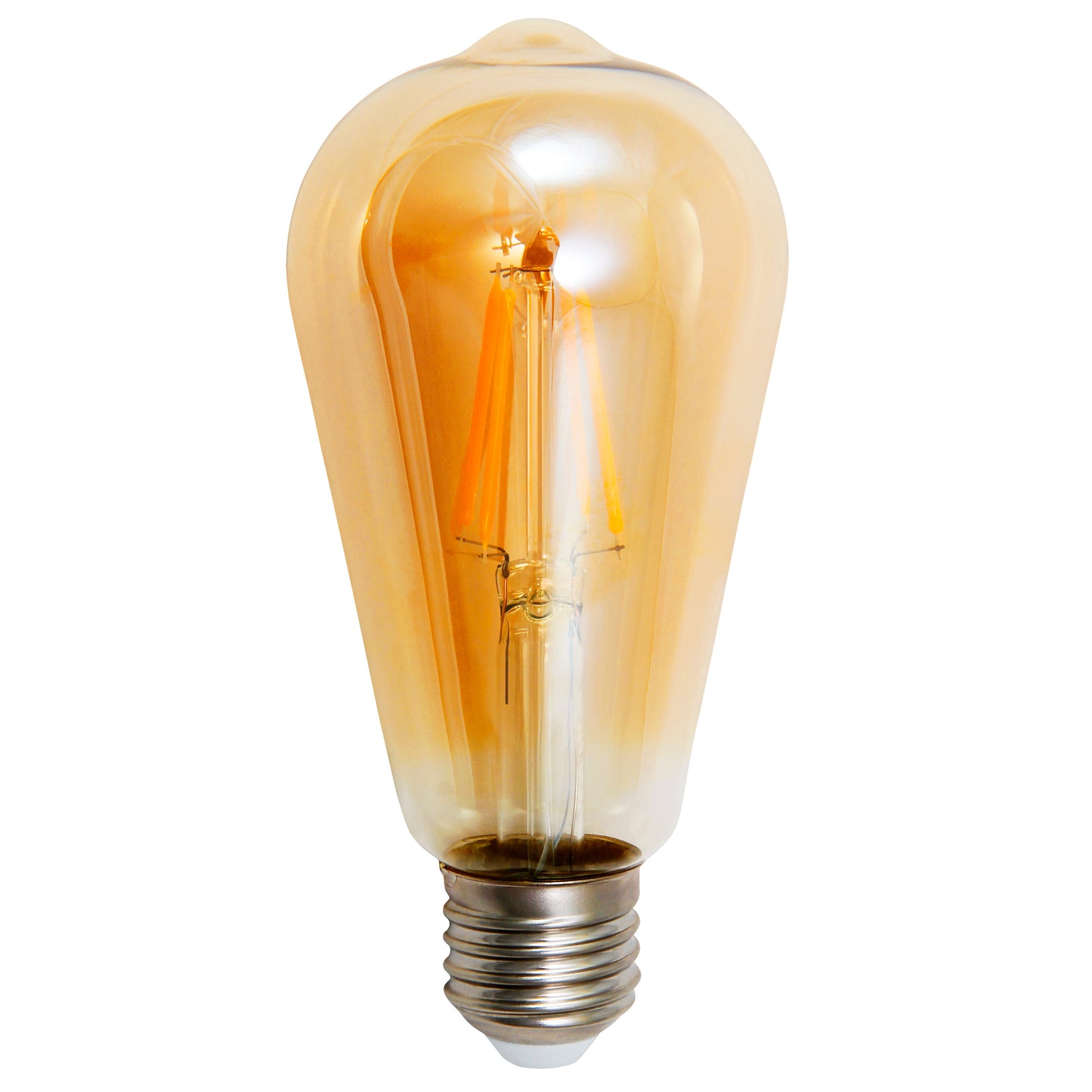 5x Retro LED Filament Glühbirne E27 ST64 4W Vintage Lampe Glas Warmweiß 400lm