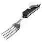 Multifunktions-Essbesteck 4tlg. Outdoorset Militär Camping Messer Gabel Löffel