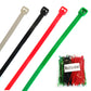 Kabelbinder Set farbig 50-200 Stück 100 150 200mm schwarz weiß grün rot 15 20cm