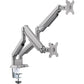 Tischhalterung 2 Monitore Lifter bis 32" USB Audio beweglicher Doppel Monitorarm