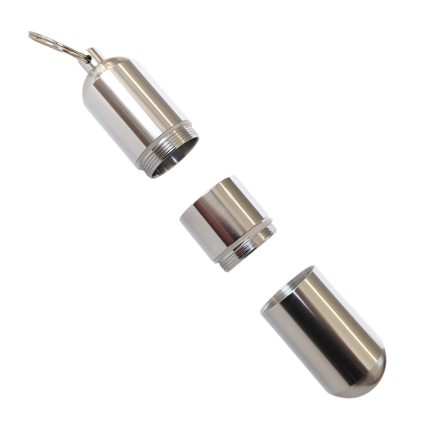 Schlüsselanhänger Wasserdicht 3-Tlg Geheimfach Anhänger Pillendose Tablettendose