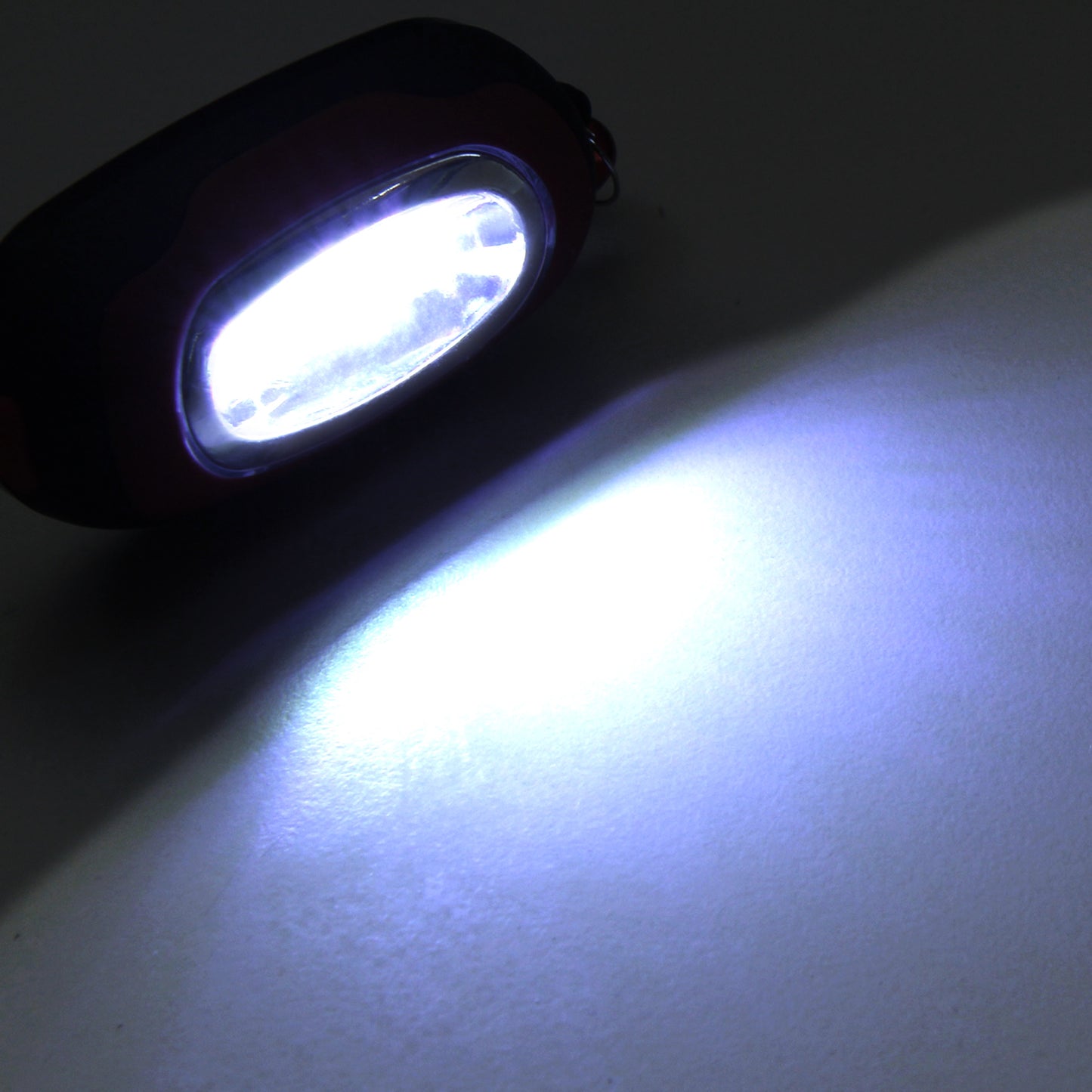 Mini LED Taschenlampe mit Karabiner COB Licht Lampe 3 Modi Magnethalter 60lm