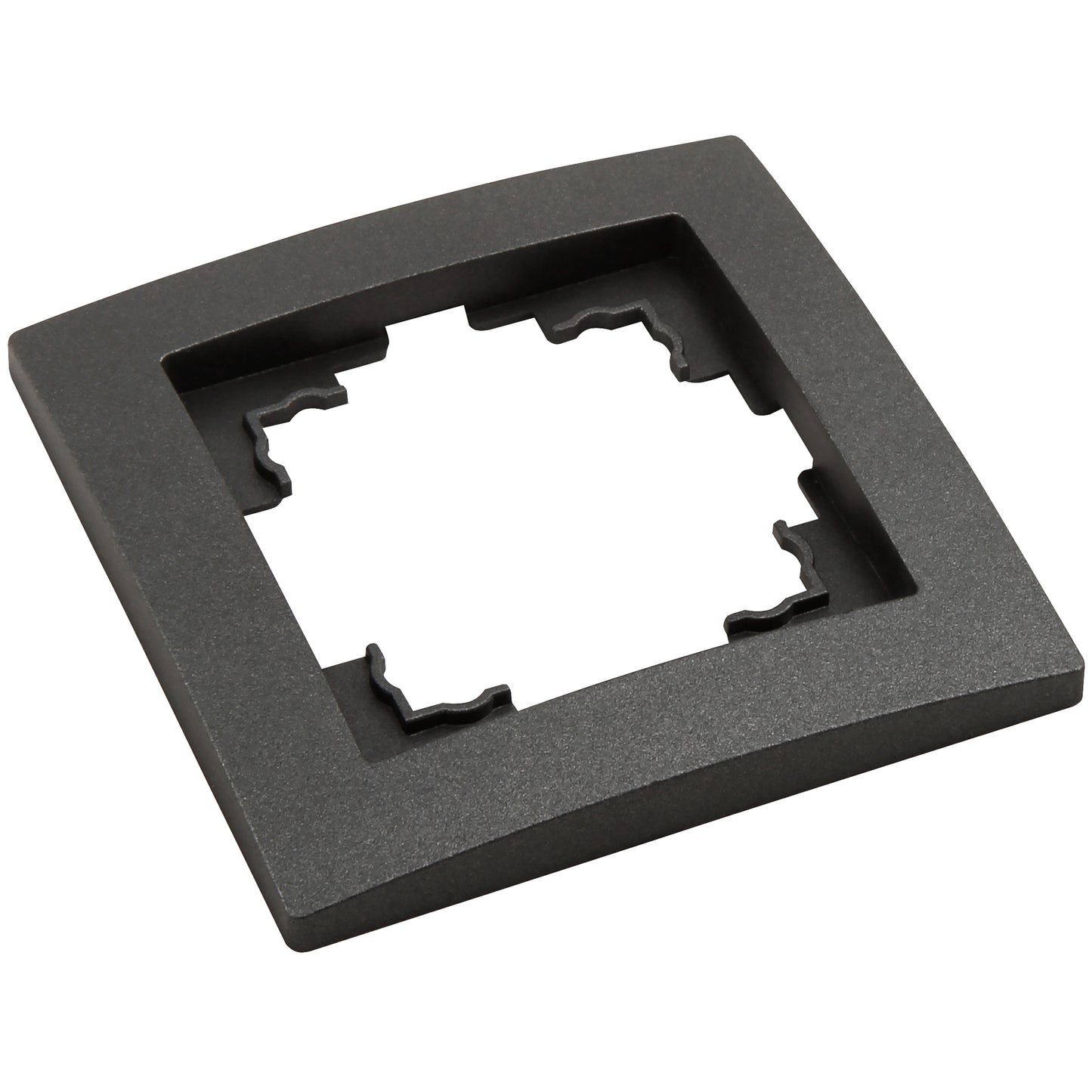 Wechselschalter mit Rahmen anthrazit 250V Lichtschalter Taster Wandschalter UP