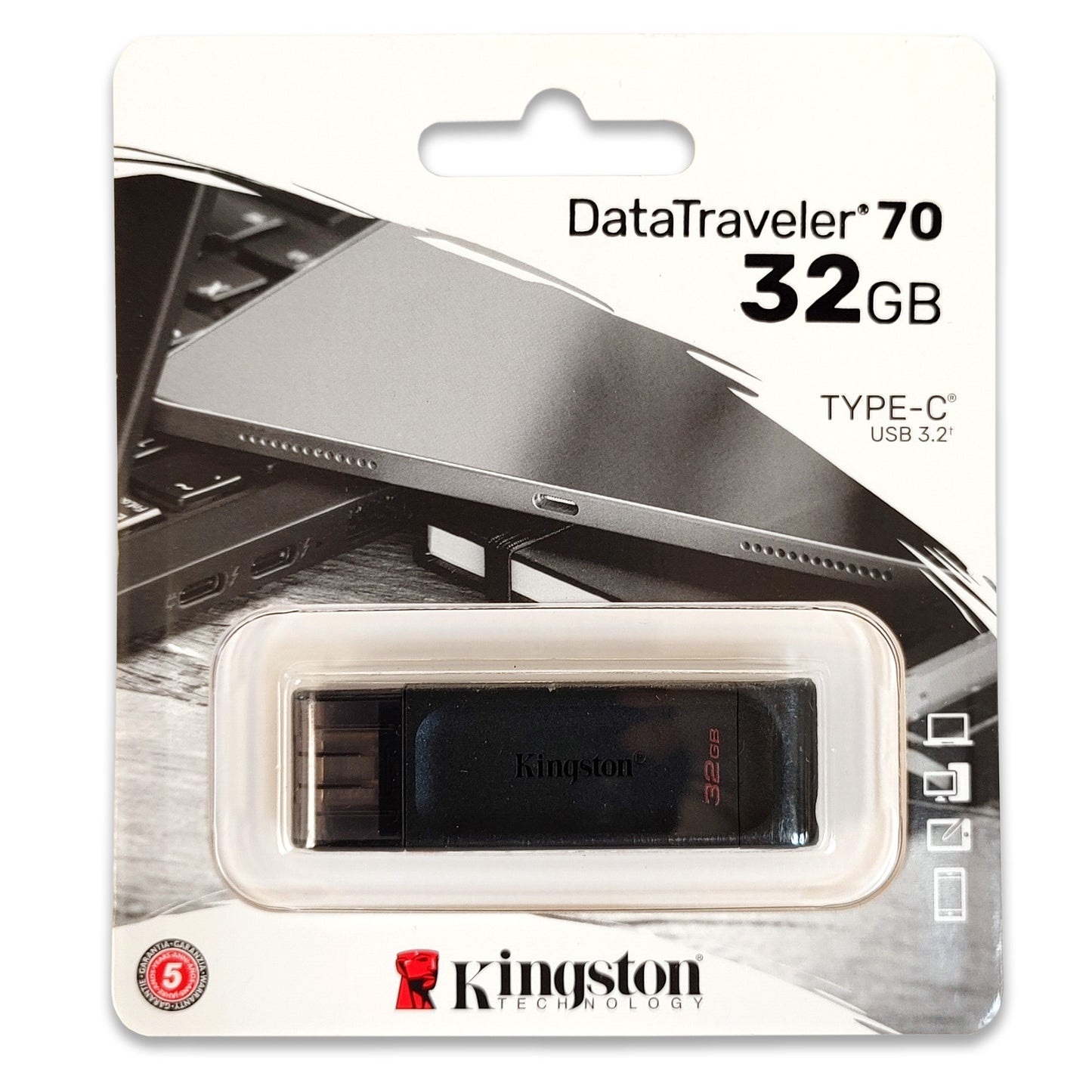 USB Stick 32GB Kingston DataTraveler USB-C 3.2 Speed FlashDrive Speicherstick