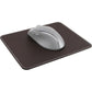 Mauspad Premium Kunstleder mit Naht Braun Design Mousepad Rutschfest Mausmatte