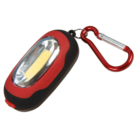 Mini LED Taschenlampe mit Karabiner COB Licht Lampe 3 Modi Magnethalter 60lm