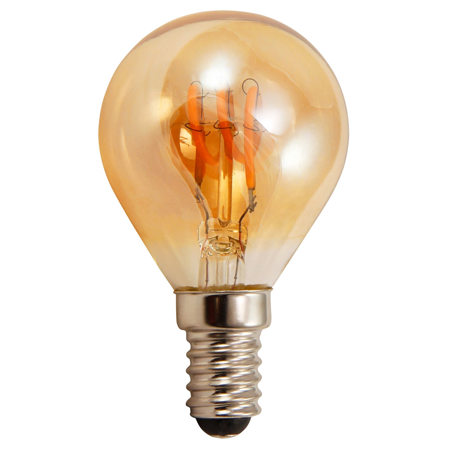 5x Retro LED Filament Glühbirne E14 2W Vintage Lampe Gold Glas Warmweiß 150lm