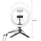 Ringlicht + Tischstativ LED Ringleuchte Fotolicht Studiolicht Lampe Selfie Handy