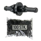 100 Stück Entkoppler f. Gehäuselüfter 60, 70, 80, 90, 120 mm / Vibrationsdämpfer