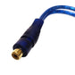 Audio Y-Kabel Cinch vergoldet Y-Adapter Verteiler Weiche Subwooferkabel RCA 20cm
