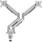 Tischhalterung 2 Monitore Lifter bis 32" USB Audio beweglicher Doppel Monitorarm