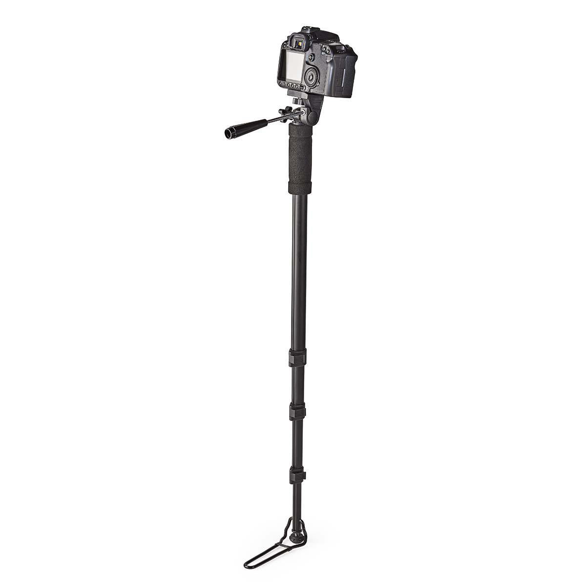 Einbeinstativ für Foto Video Kameras mit Stativkopf Tasche Alu Stativ Monopod