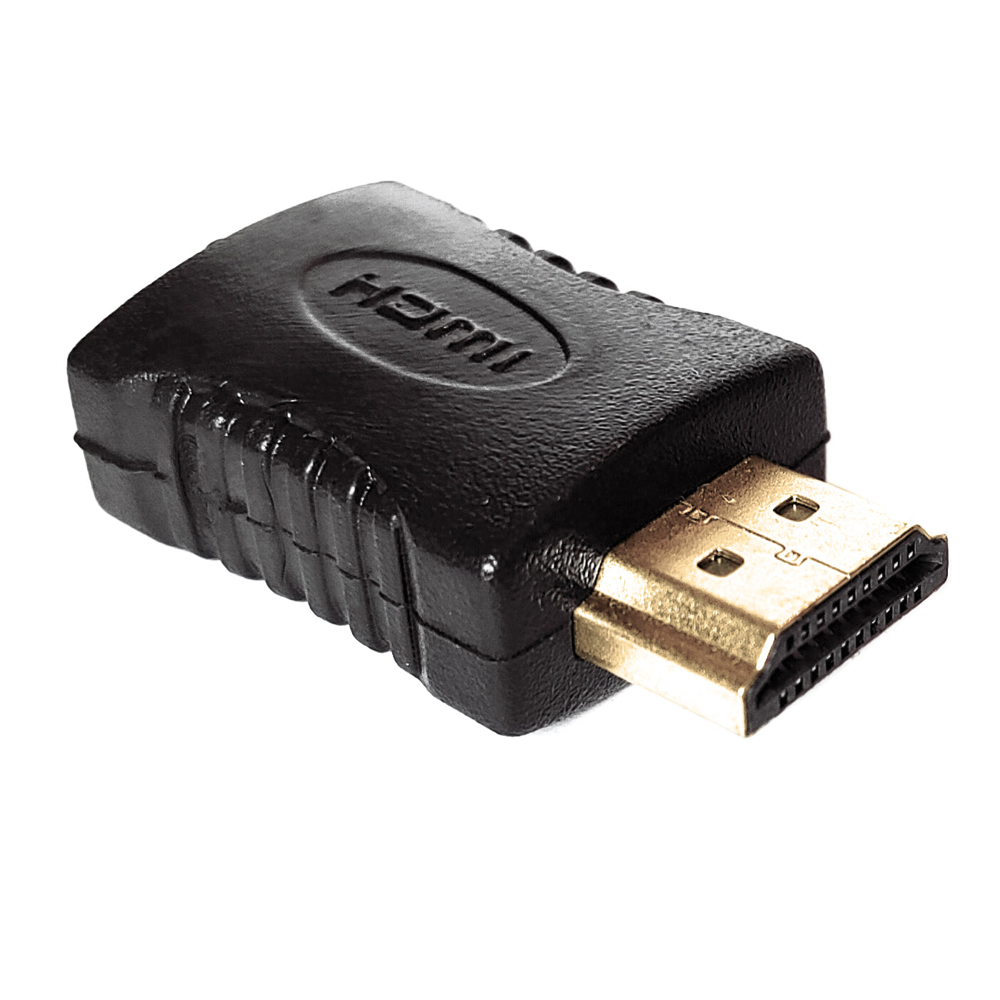 Adapter HDMI 1.4 Stecker auf Buchse vergoldet Verbinder Kupplung HD 4K UHD 8Gbit