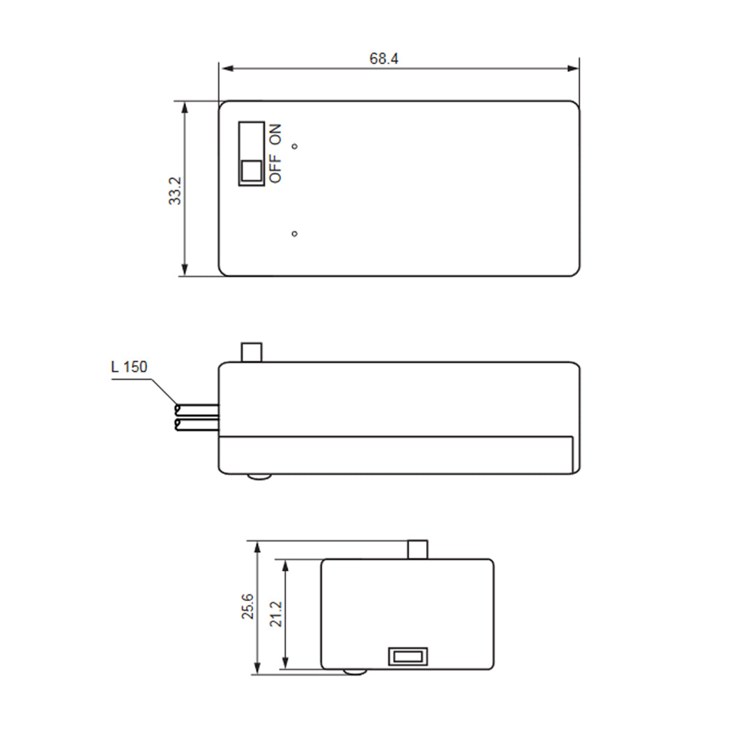 Batteriehalter für 1x 9V Block Batterie Gehäuse Schalter Deckel Wasserabweisend