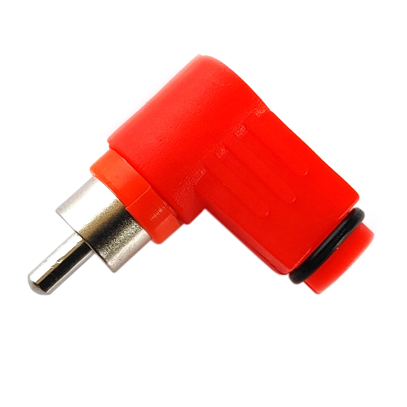 10x Cinch Winkelstecker Rot zum Löten RCA Audio Stecker gewinkelt Chinch Set