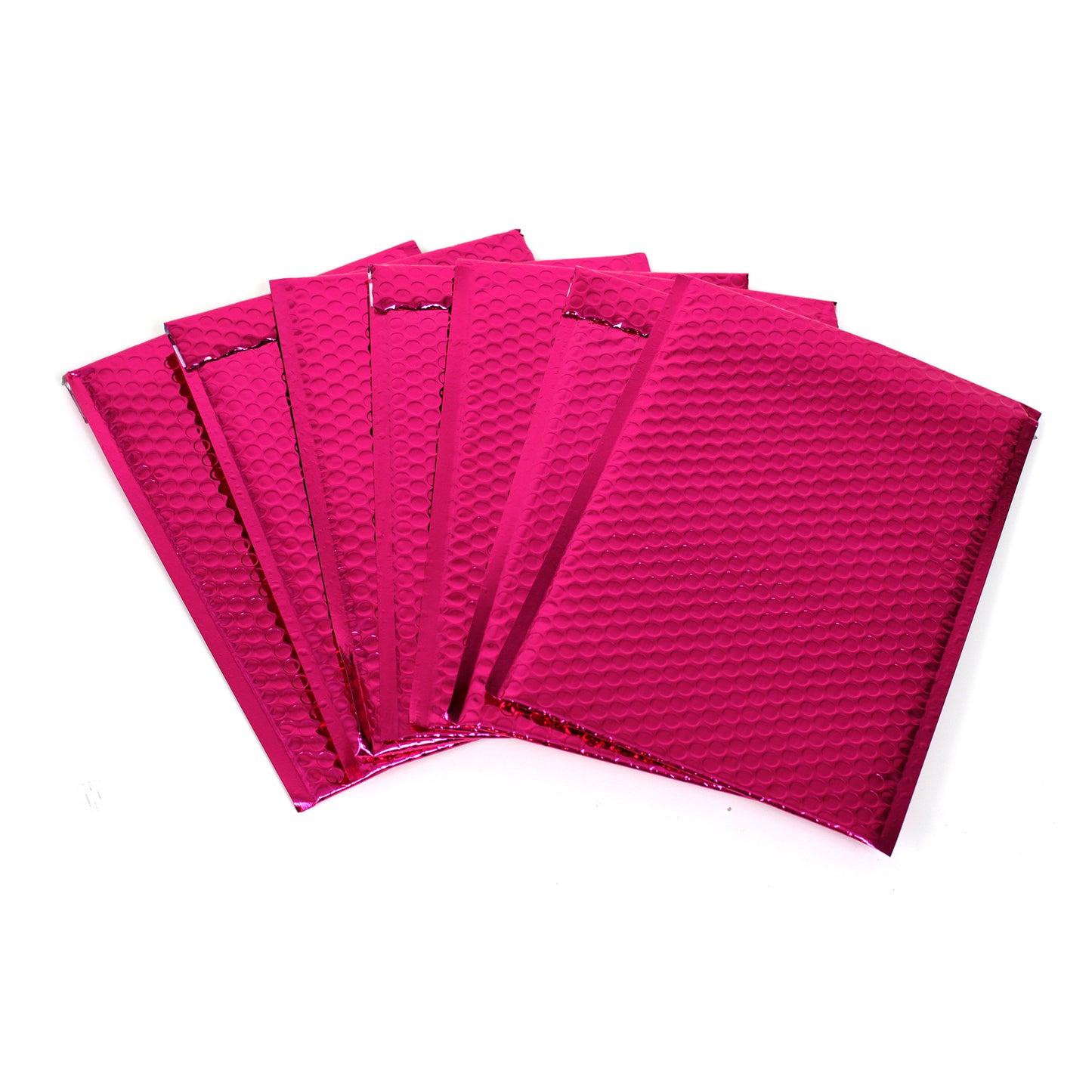 25x Luftpolstertaschen DIN A3 Metallic Shiny Pink Klebeverschluss 340x455mm
