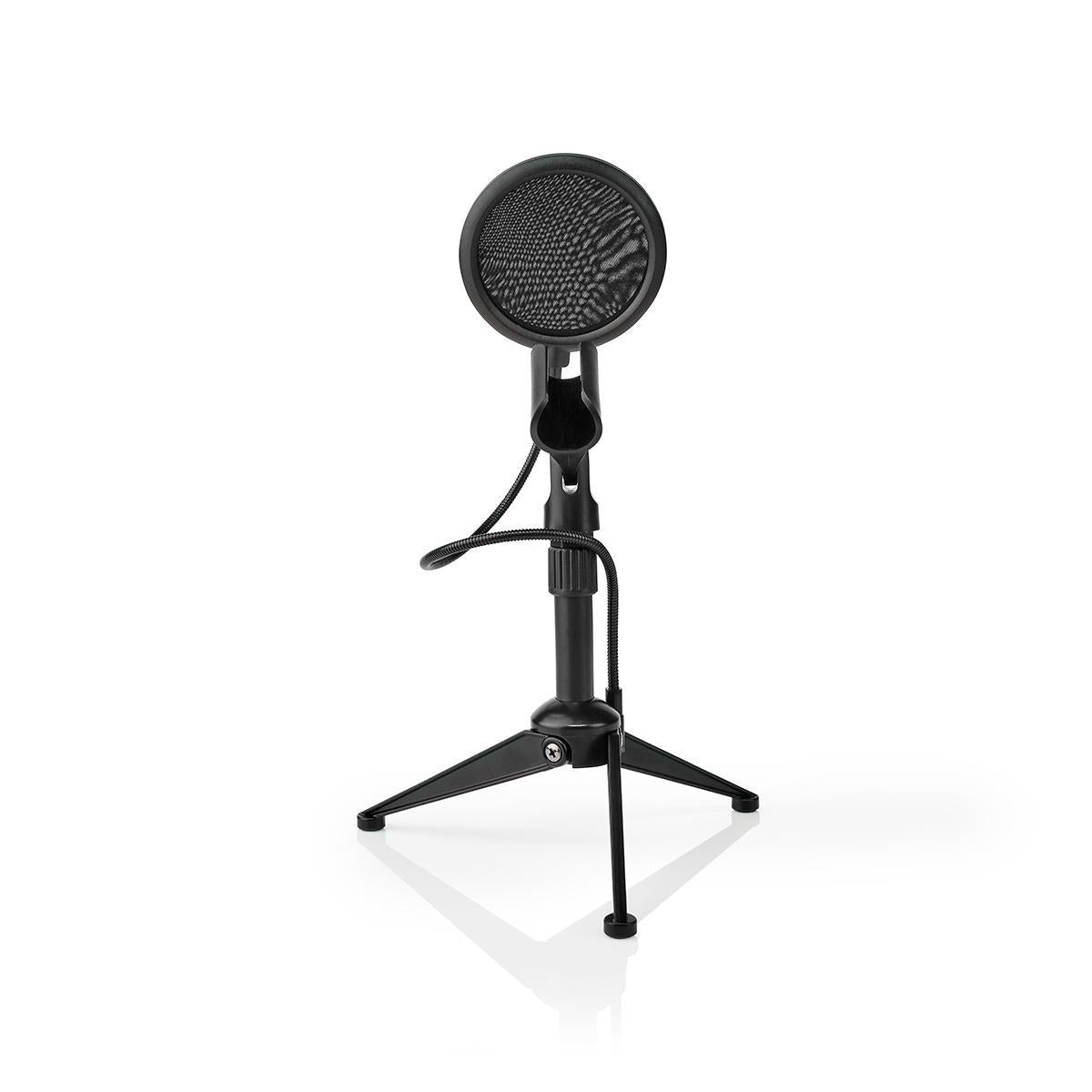 Mikrofonstativ mit Popschutz Mikrofon-Tisch-Ständer Halter + Popfilter Universal