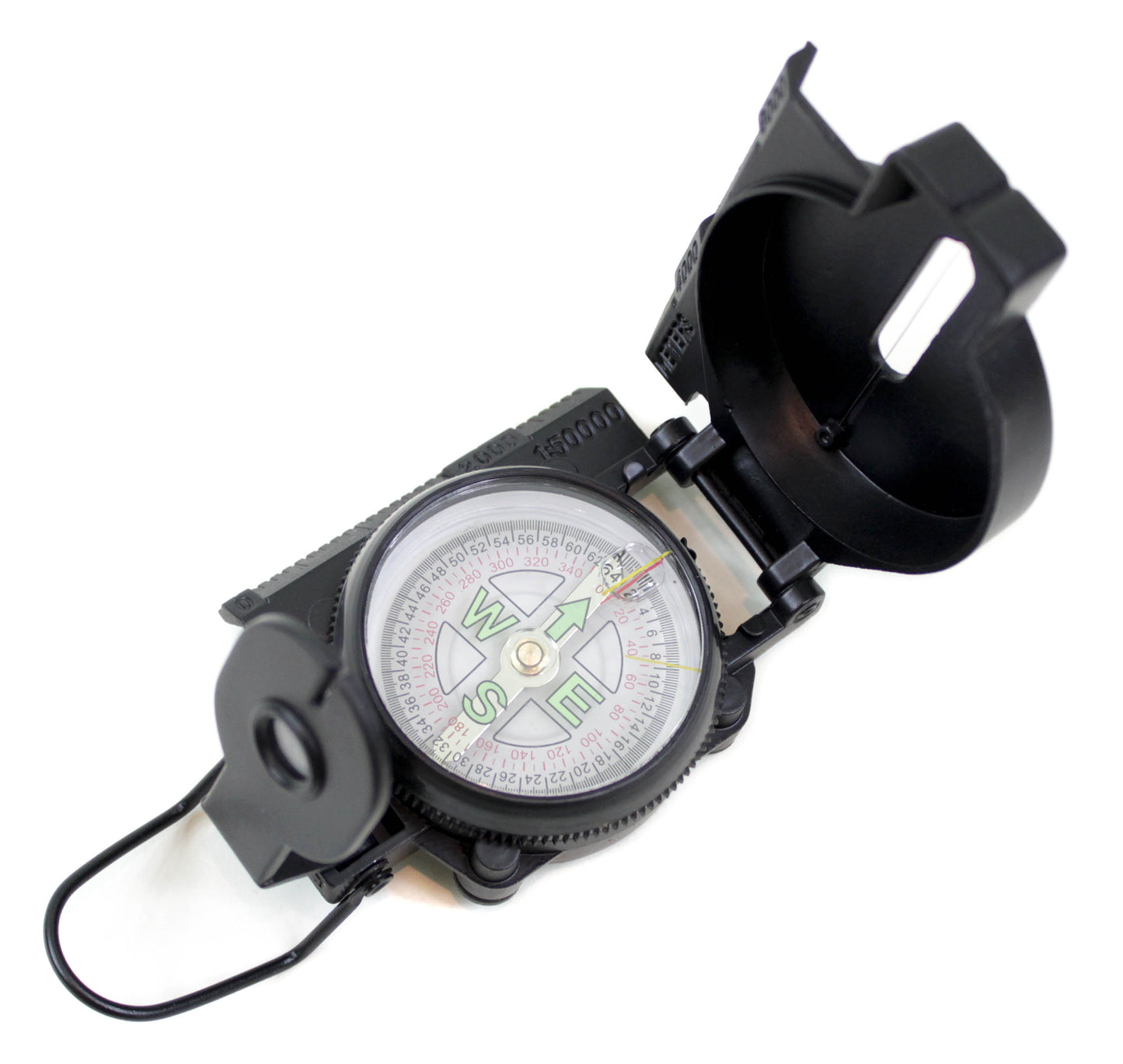 Peilkompass Marschkompass Flüssigkeitsgedämpft Outdoor Militärkompass