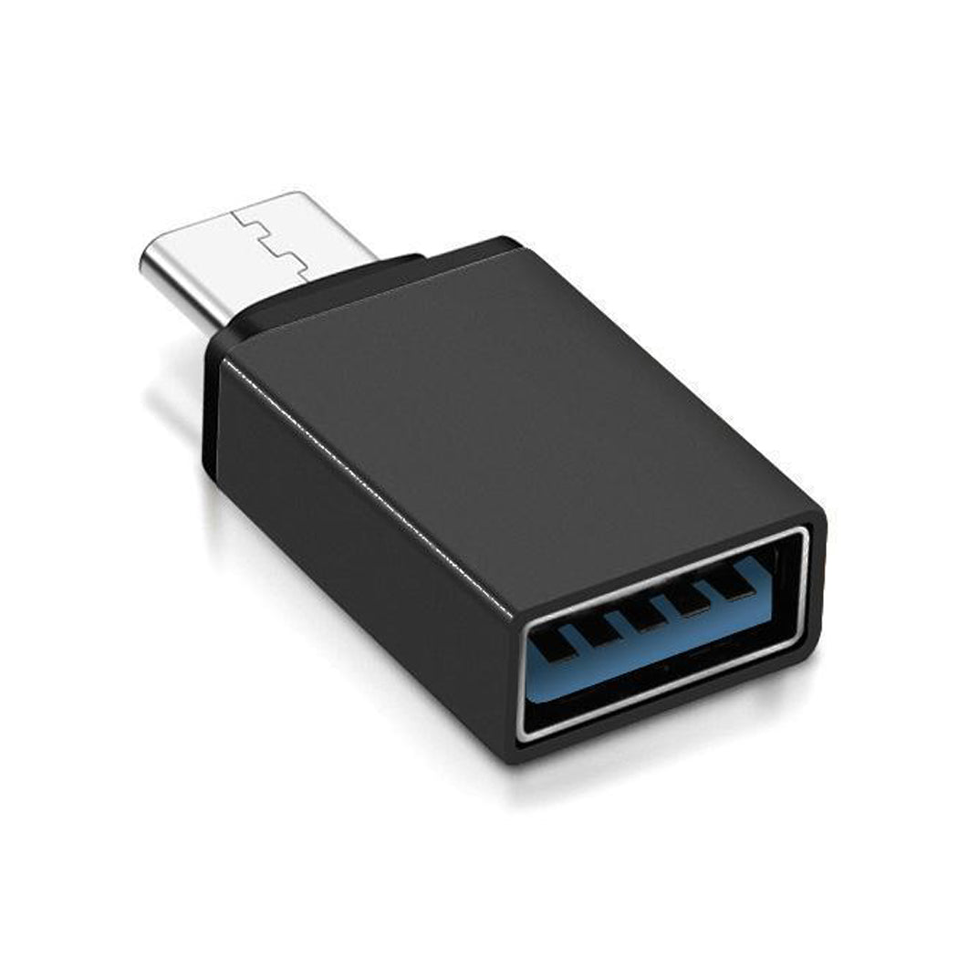 USB-C Adapter - USB C Stecker auf USB A Buchse 3.0 / 5 Gbps Schwarz / Highspeed