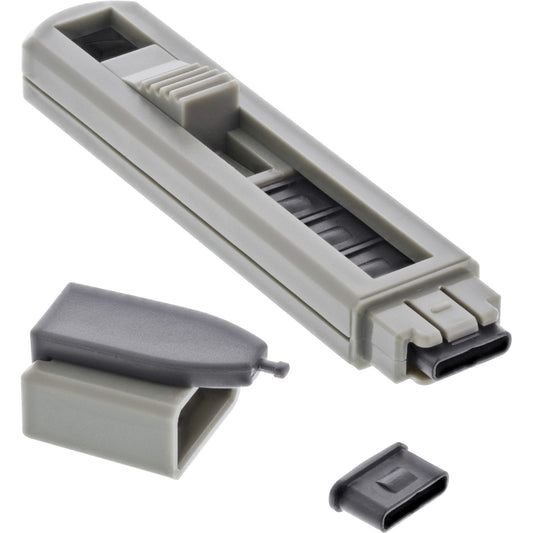 USB-C Portblocker inkl. Portkappen USB C Blockierer Security Schloss Sperren