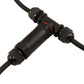 2x Kabel-T-Verbinder Wasserdicht 3-Polig 1,5mm² Kabelmuffe 250V 16A Dosenmuffe