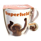 Jumbotasse Ritzenhoff & Breker 600ml XXL Porzellan Tiermotive Motto Anhänger Set