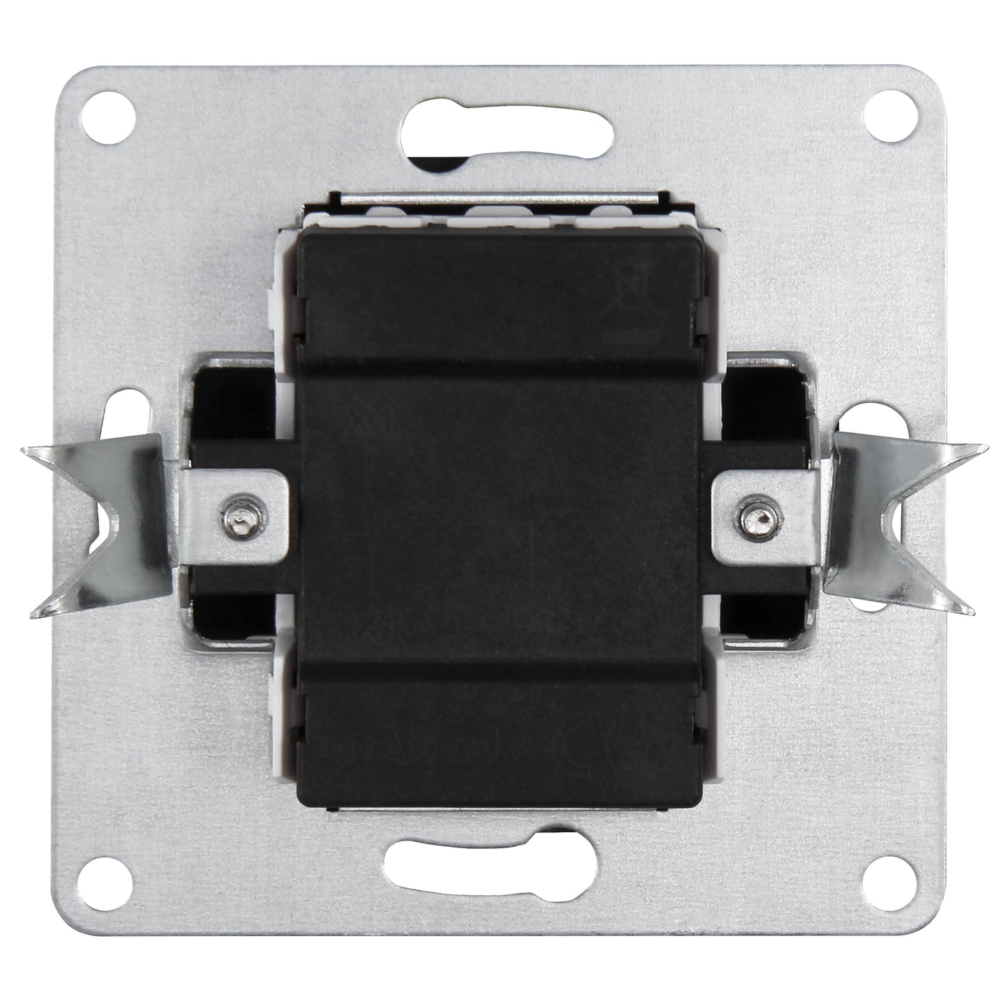 Wechselschalter mit Rahmen anthrazit 250V Lichtschalter Taster Wandschalter UP