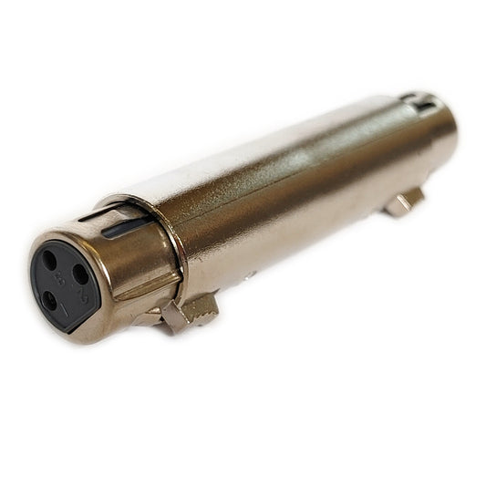 XLR Kupplung 3-polig Verbinder Audio Adapter Weiblich Female Gerade Verlängerung