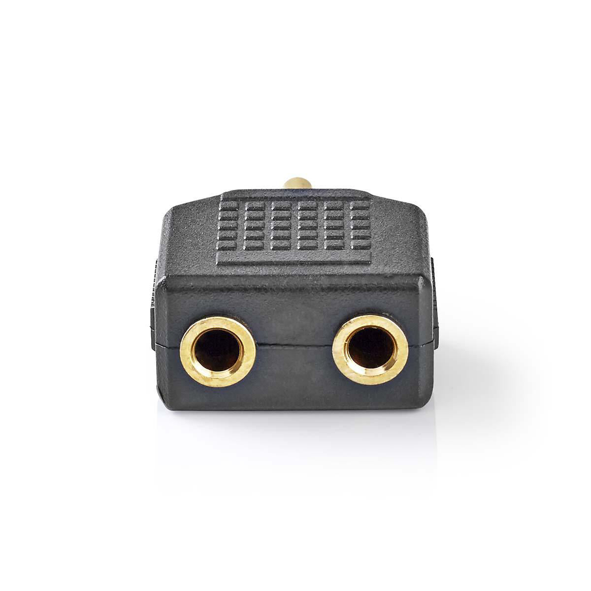 Audio Adapter 3,5 mm Klinke Gold / 1x Stecker -> 2x Buchse / Stereo / Verteiler