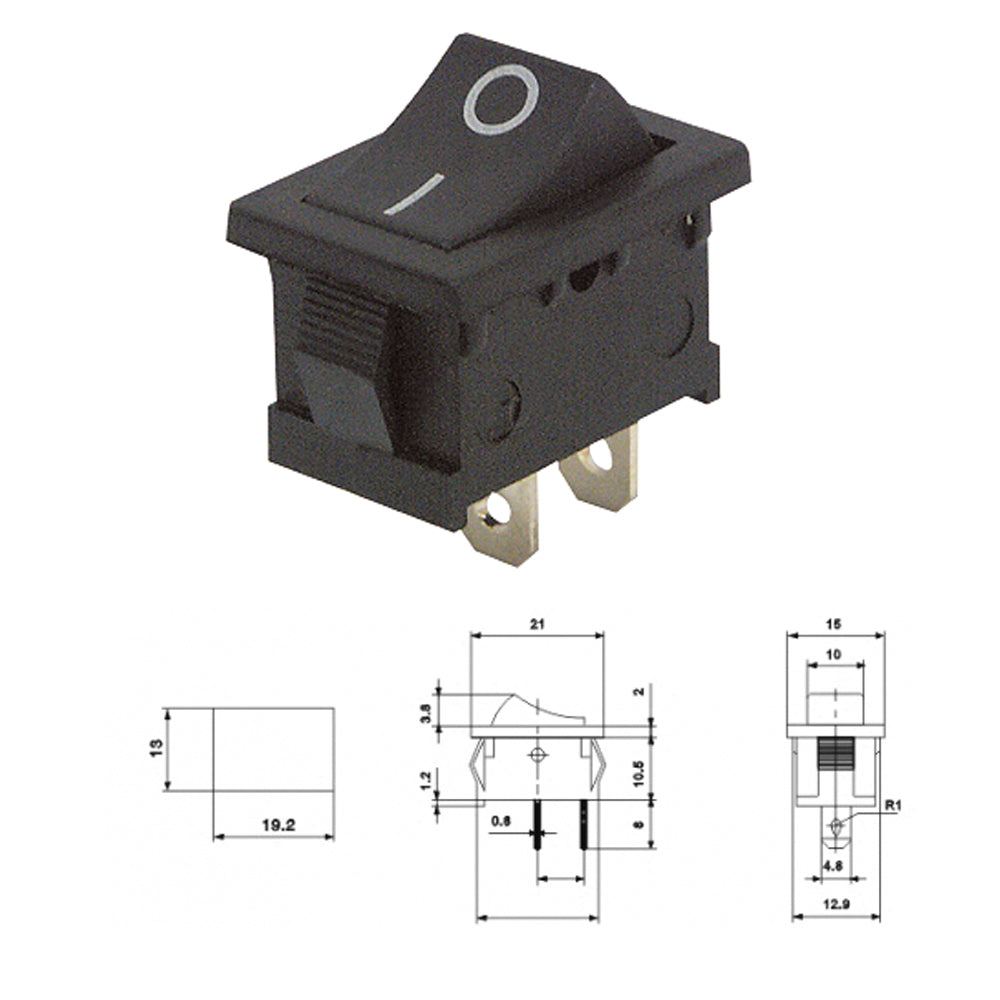Mini Wippenschalter 2 Polig 250V 6A 125V 10A Ein Aus Wippschalter Kipp mini-wippenschalter-2-polig-250v-6a-125v-10a-ein-aus-wippschalter-kipp