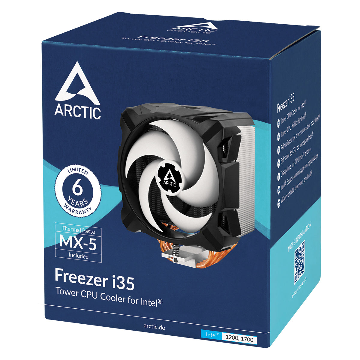 CPU Kühler Arctic Freezer i35 für Intel Sockel LGA 1700 1200 1156 1155 1151 1150