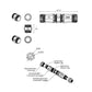 Outdoor Netzwerkkabel Verbinder CAT 6A IP68 UTP RJ45 Wasserdicht Lan Kupplung