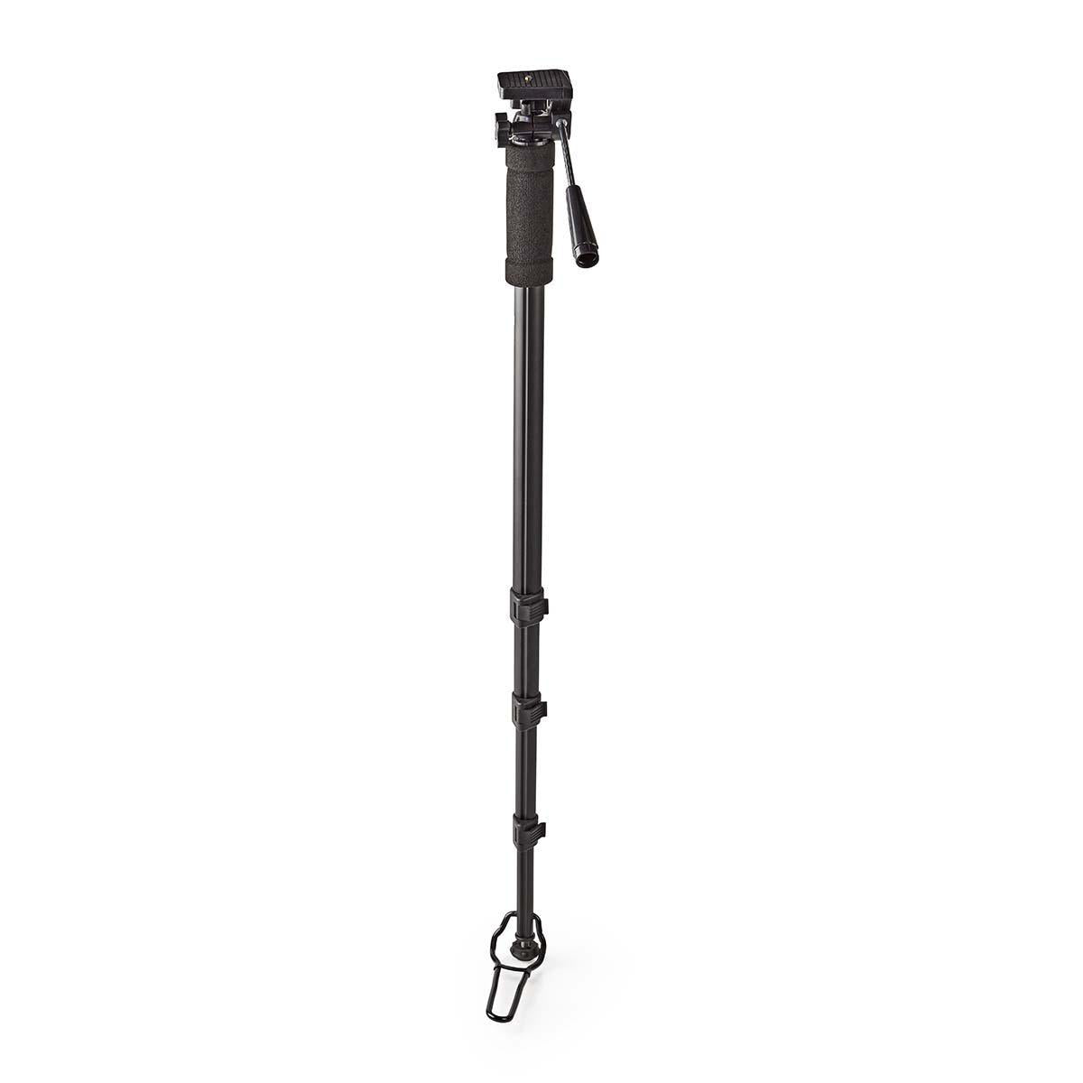 Einbeinstativ für Foto Video Kameras mit Stativkopf Tasche Alu Stativ Monopod