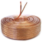 Lautsprecherkabel 25m Transparent 4mm² Kupfer Audio Boxen Kabel Litze