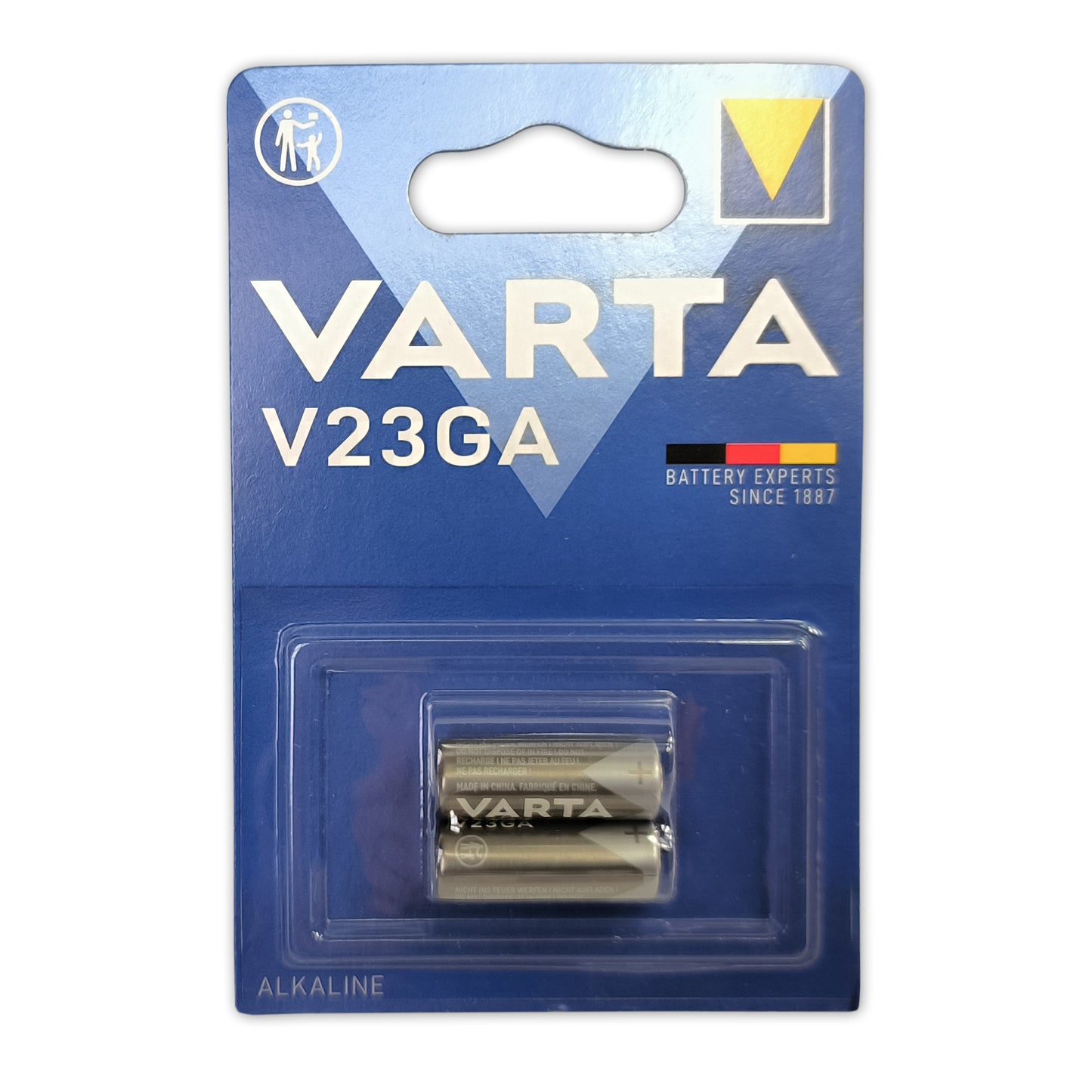 2x VARTA V23GA Batterie 12V Alkaline Batterie VARTA A23 MN21 23A P23GA 2-Stück