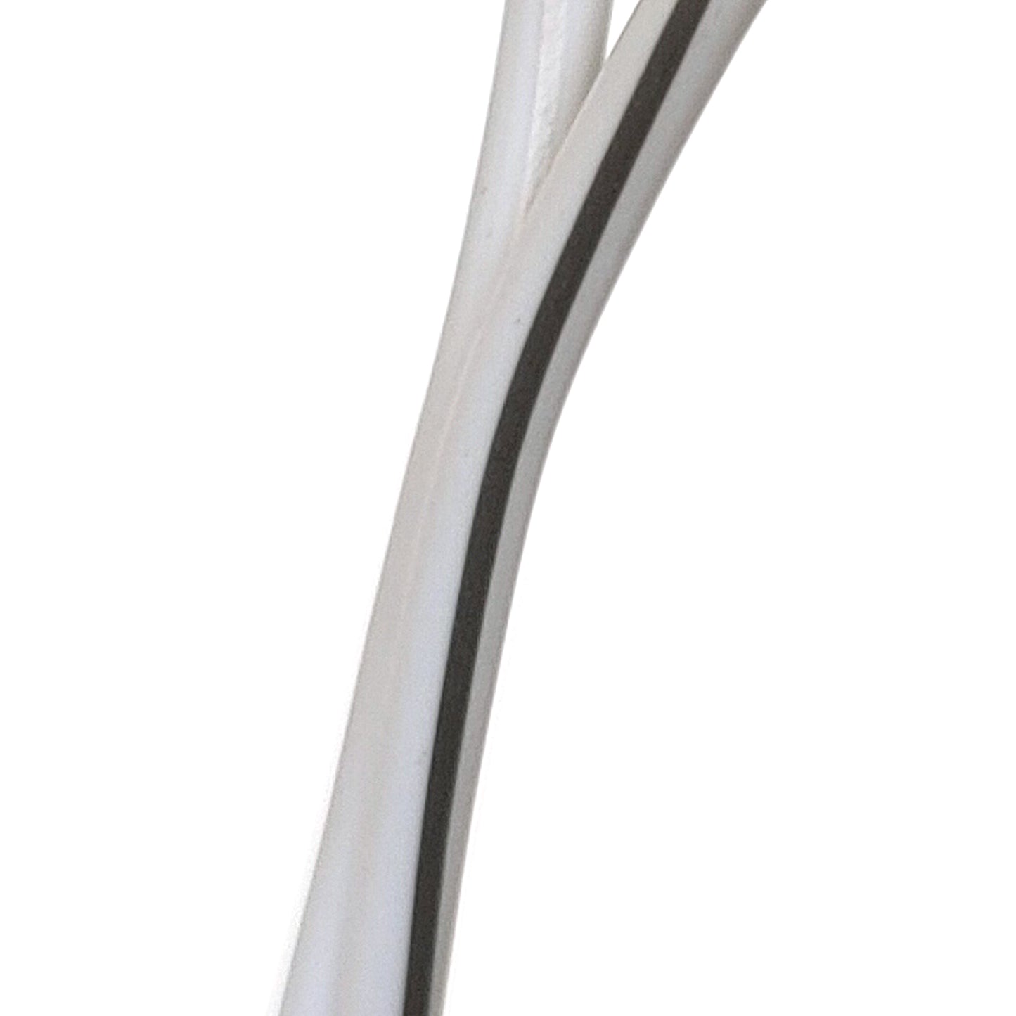 Lautsprecherkabel 50m Weiß 0,75 mm² Kupfer Duplex Audiokabel Boxenkabel 50 Meter