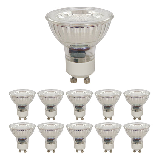 10x LED Leuchtmittel GU10 5W Warmweiß 230V Set Leuchte Strahler Reflektorlampe