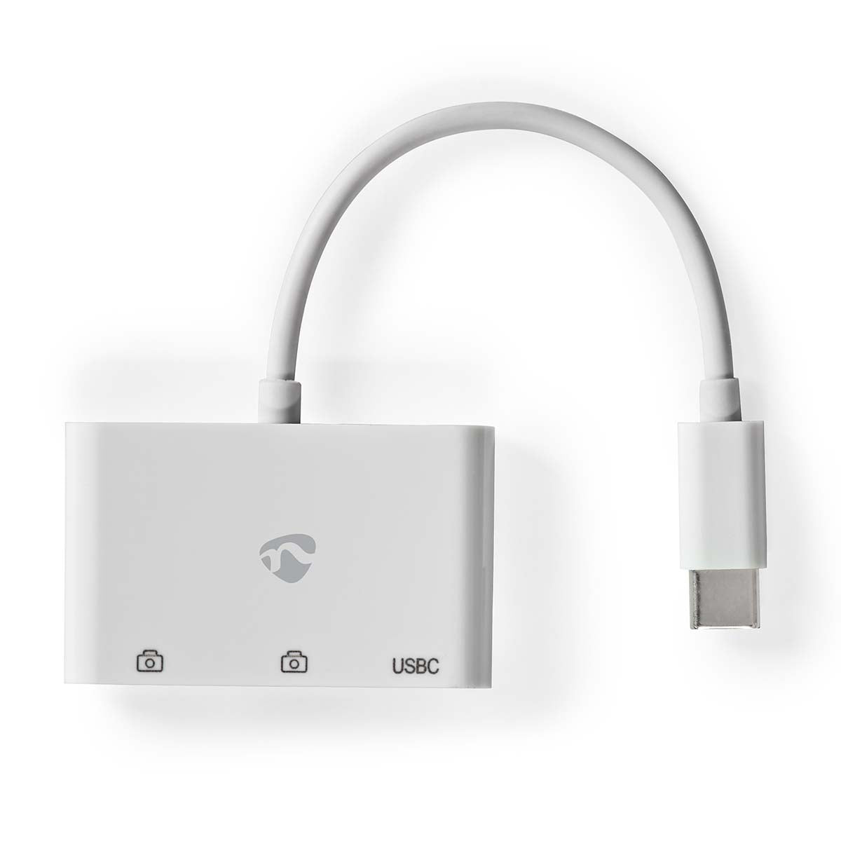 USB Hub 3-Port USB-C USB-A Verteiler Adapter Konverter Splitter Nedis Smartphone