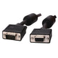VGA Monitorkabel Verlängerung 5 Meter HighEnd HD15 Stecker Buchse Ferritkern 5m