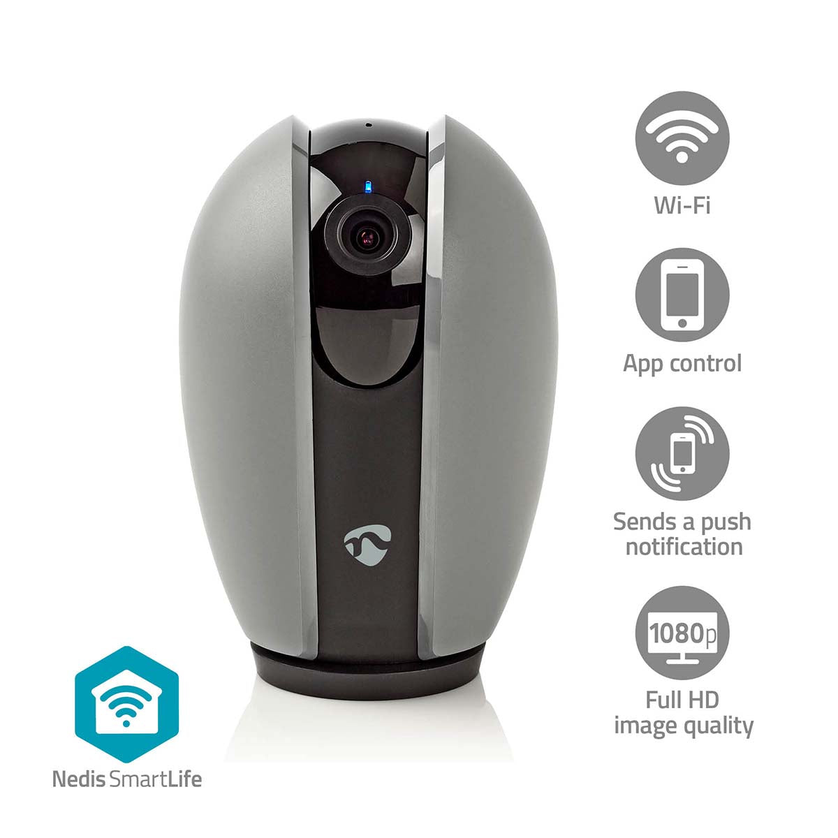 Innenkamera Smartlife IP Überwachungskamera Babyphone Wlan Bewegungssensor APP