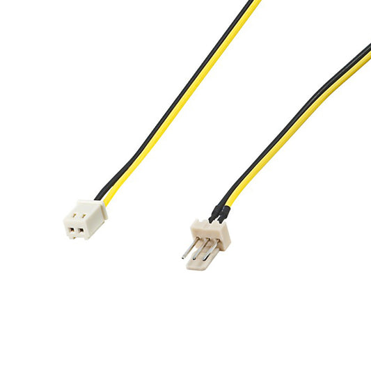 PC Lüfter Stromkabel 3 PIN Stecker zu 2 PIN Buchse 30cm Lüfterkabel Adapter