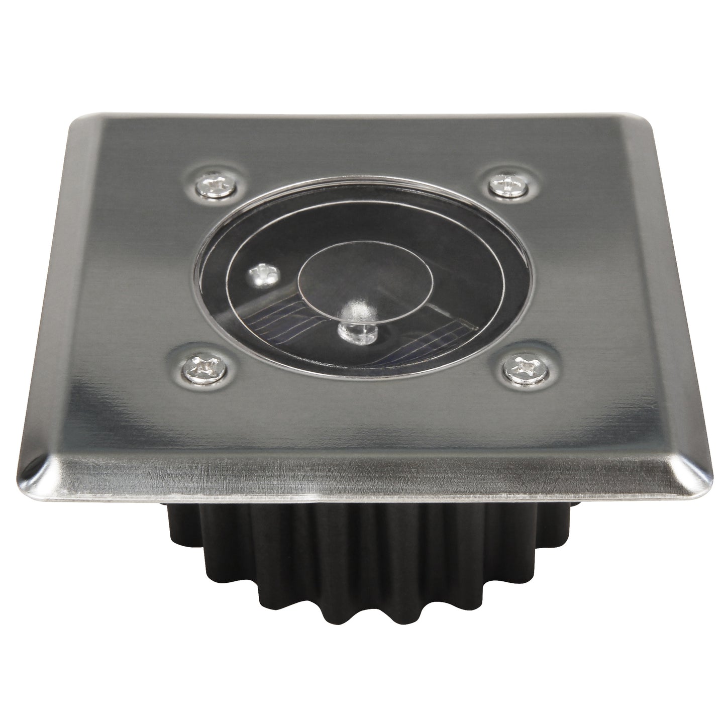 4x LED Solar Bodeneinbauleuchte Edelstahl m. Akku Set Bodeneinbaustrahler Lampe