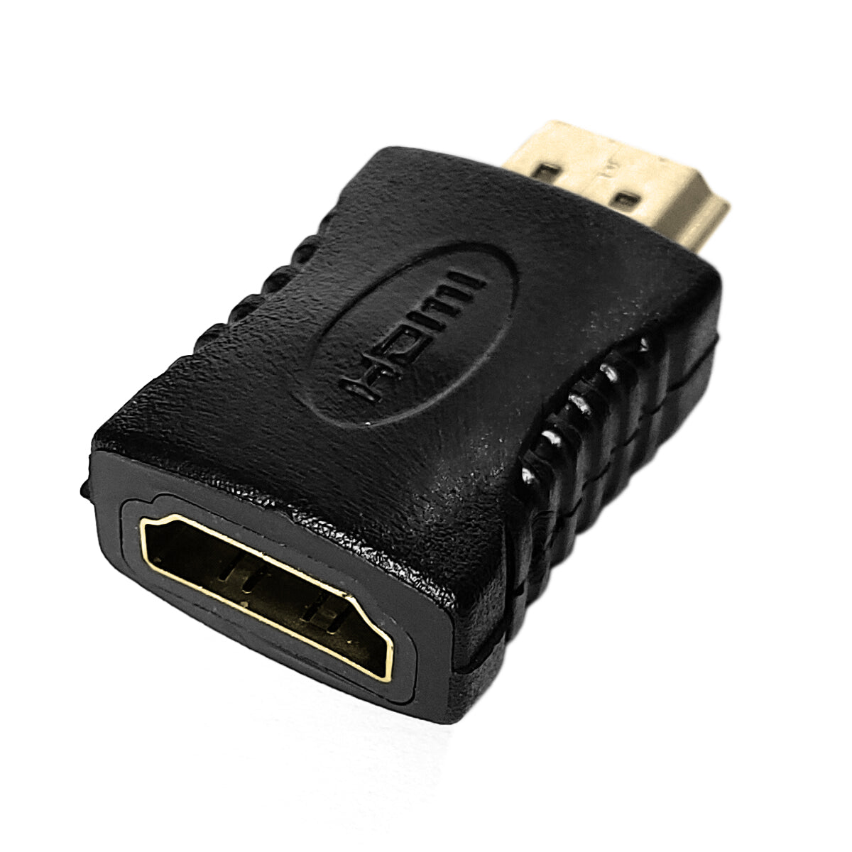 Adapter HDMI 1.4 Stecker auf Buchse vergoldet Verbinder Kupplung HD 4K UHD 8Gbit