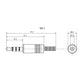 10x Audiostecker 3,5mm Klinke 4-Polig Stereo Metall Klinkenstecker AUX zum Löten